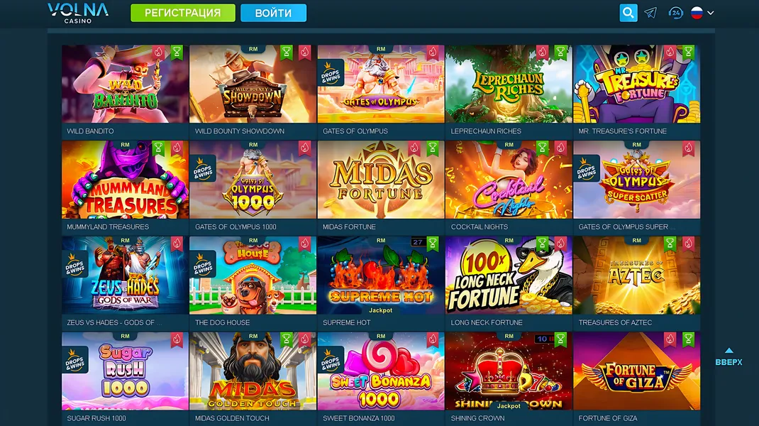 Функционал и возможности казино Волна через зеркало